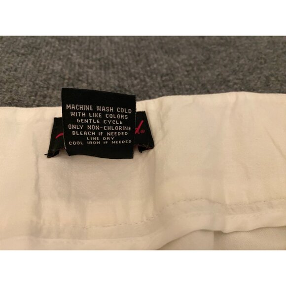 Talbots Skirt Womens 18 White Cotton Midi Pencil Stretch Career Office Workwear‎ - Picture 8 of 10